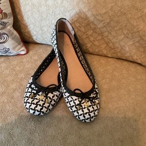 Kate Spade Monochrome Patterned Flats